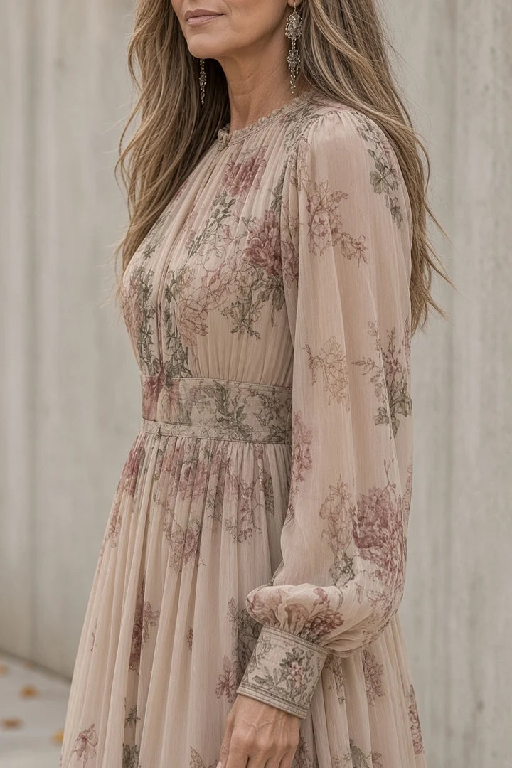 Amelie | Vintage Floral Maxi Dress