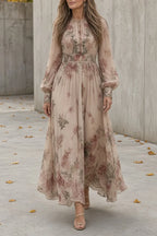 Amelie | Vintage Floral Maxi Dress