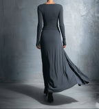 Fiora ❘ Long dress with side knot