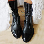 Hadley | Lace-Up Cap Toe Boots