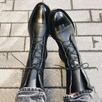 Hadley | Lace-Up Cap Toe Boots