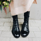 Hadley | Lace-Up Cap Toe Boots