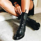Hadley | Lace-Up Cap Toe Boots