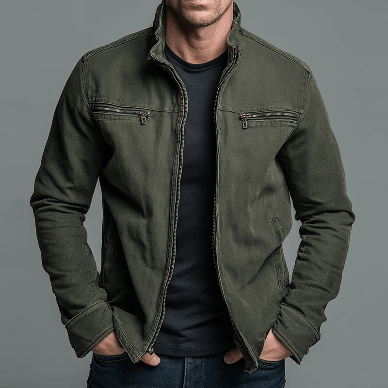 Sterling | Utility Stand-Collar Jacket