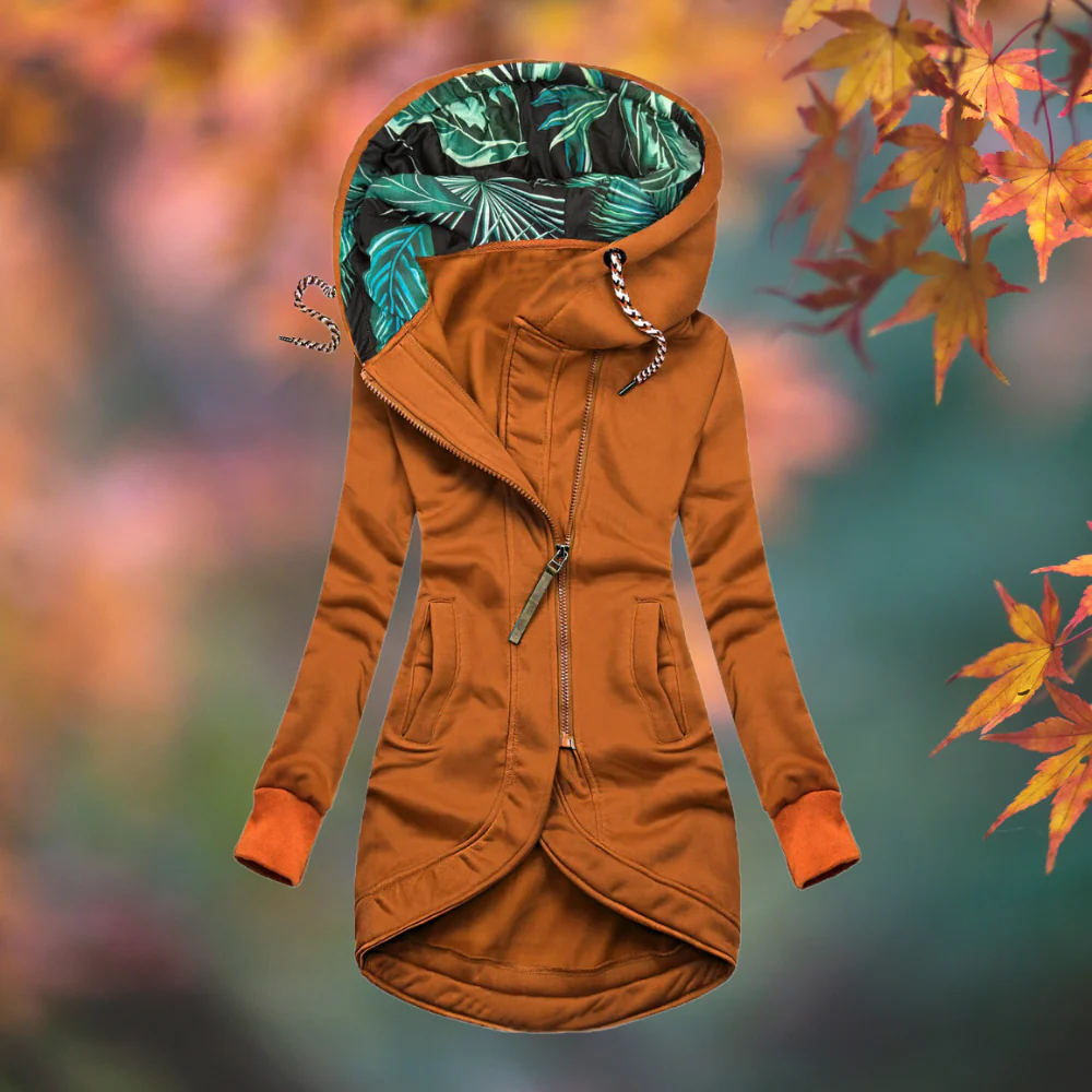 Audrey | Longline Hooded Jacket