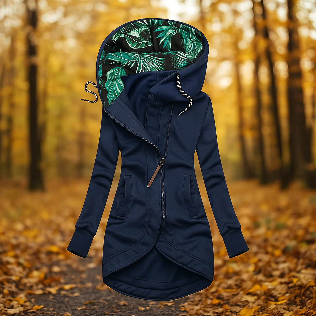Audrey | Longline Hooded Jacket