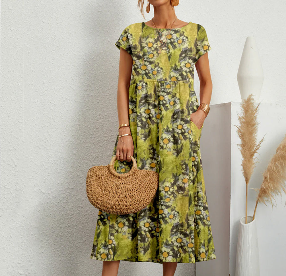 Josiane – Vestido floral elegante