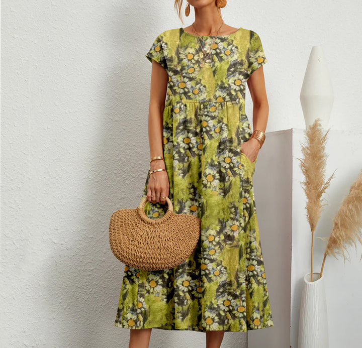 Josiane – Vestido floral elegante