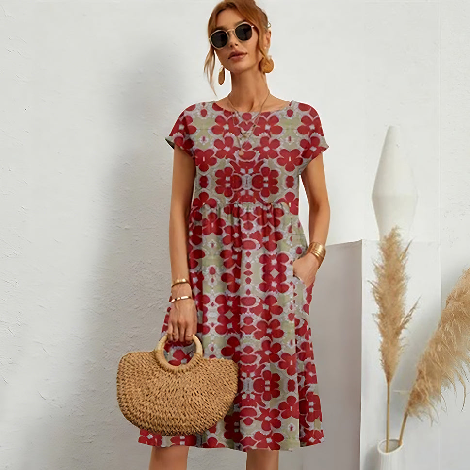 Josiane – Elegant floral dress