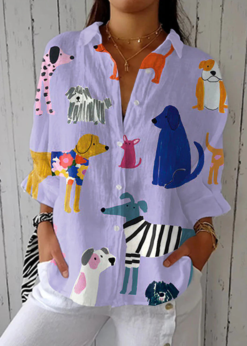 Florence | Playful Dogs Blouse