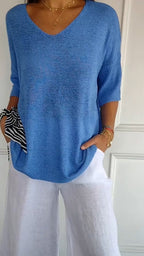 Clovelly | Timeless V-Neck Top