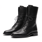 Hadley | Lace-Up Cap Toe Boots