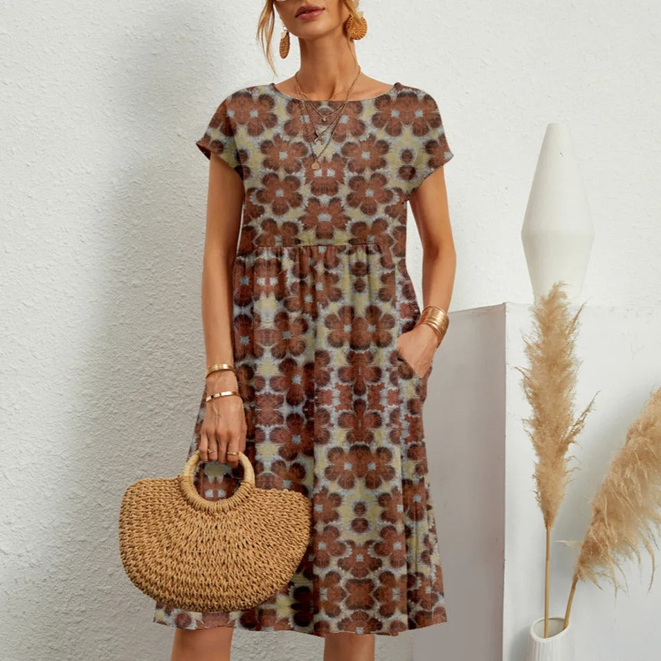 Josiane – Vestido floral elegante