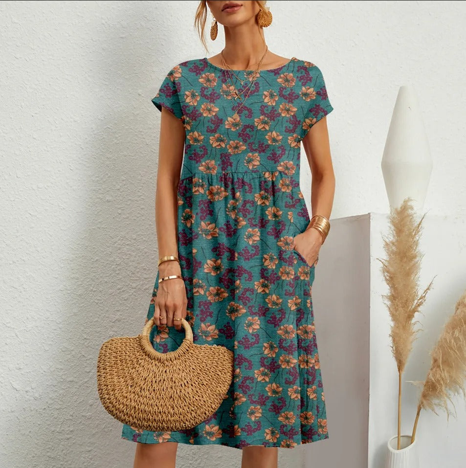 Josiane – Vestido floral elegante