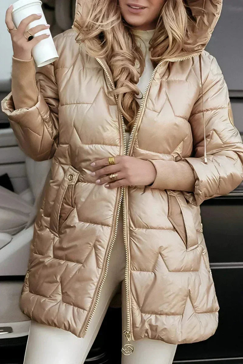 Marga | Long Warm Quilet Jacket
