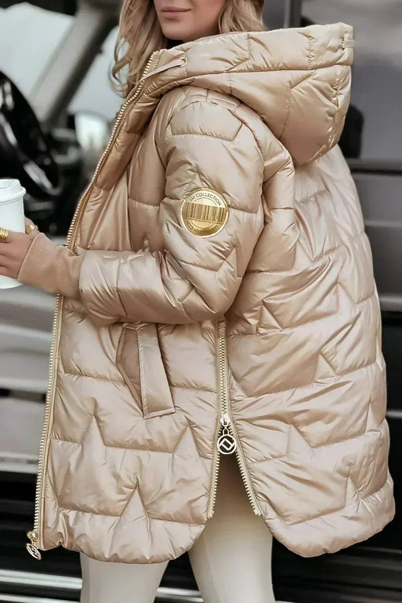 Marga | Long Warm Quilet Jacket