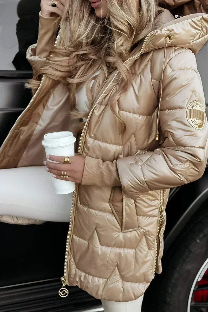 Marga | Long Warm Quilet Jacket
