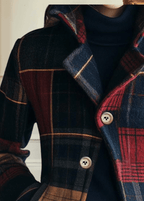 Natalie | Classic Plaid Wool Jacket