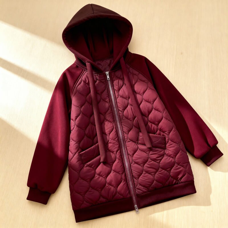 Joanne | Quilted Hoodie Jacket