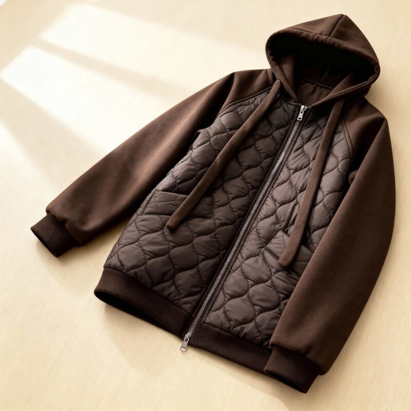 Joanne | Quilted Hoodie Jacket