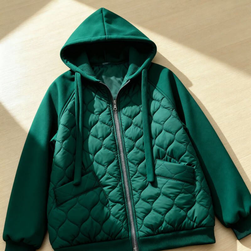 Joanne | Quilted Hoodie Jacket
