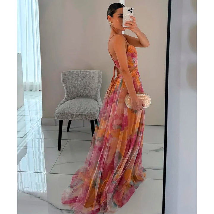 Lunelle | Robe à imprimé floral