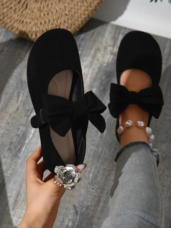 Nora - Comfy Bow Detail Flats