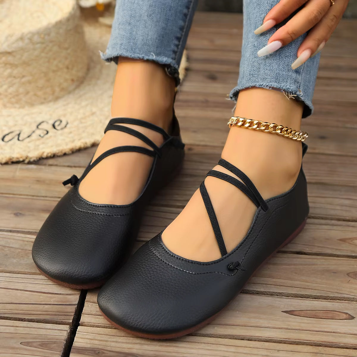 Elyse - Comfortable slip-on ballet flats