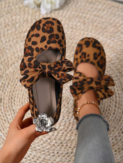Nora - Comfy Bow Detail Flats