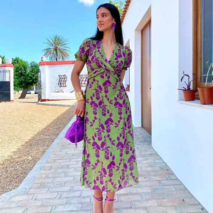 Floral - Elegant and comfortable dress 