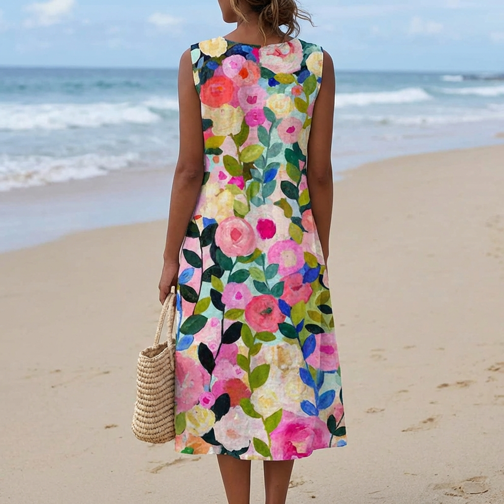 Avant | Robe Midi Fleurie