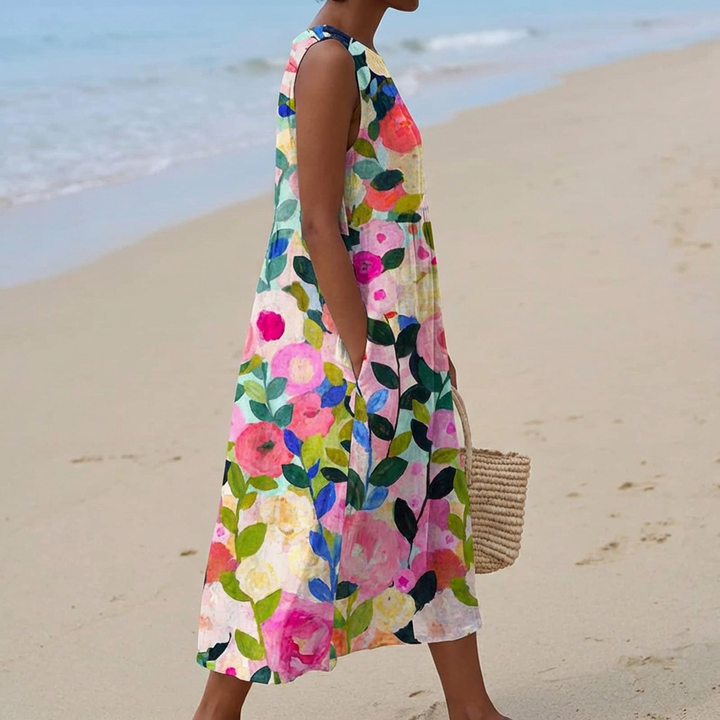 Avant | Robe Midi Fleurie