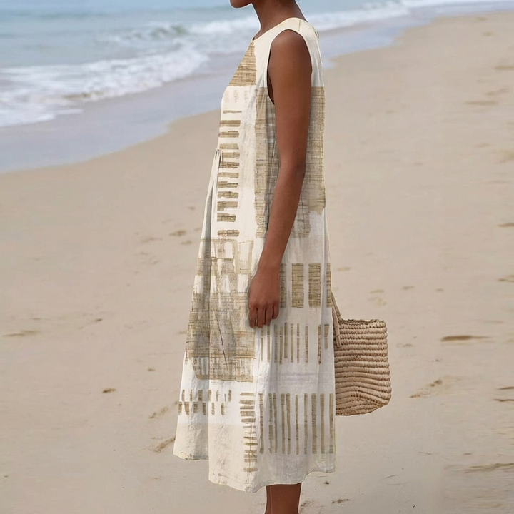 Helena | Robe d'été Abstraite