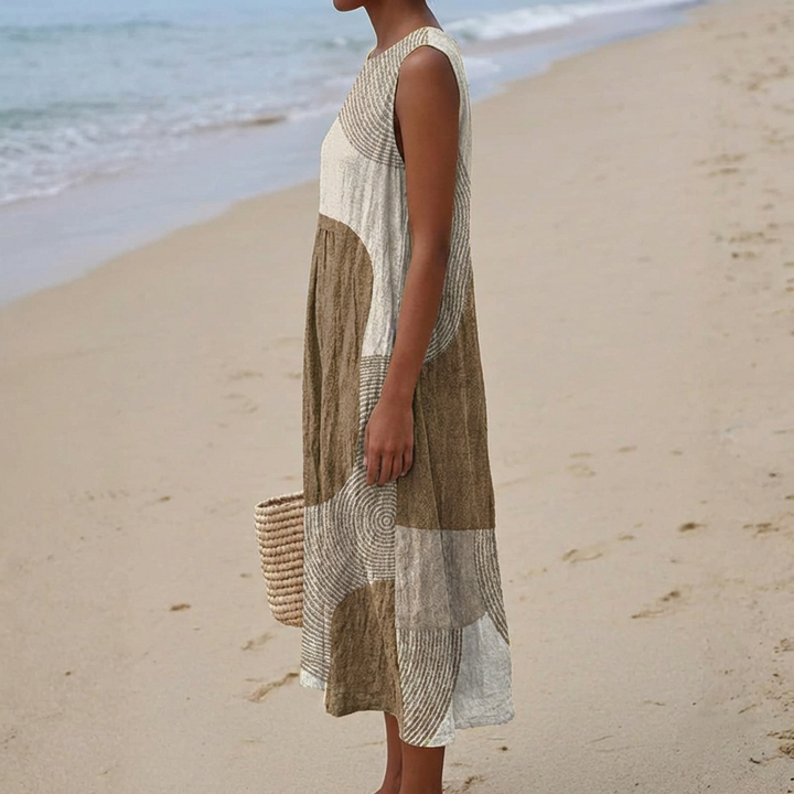 Helena | Robe d'été Abstraite