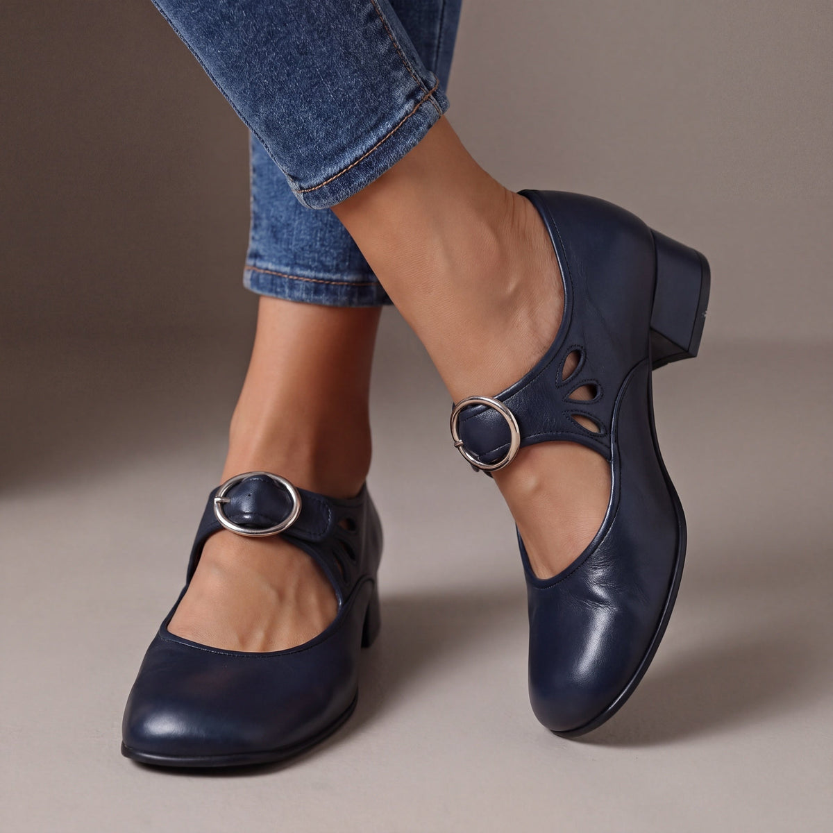 Josephine | Leather Orthopedic Mary Janes