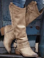 Sloane | Slouched Harness Boots