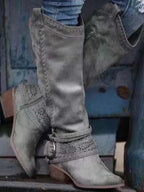 Sloane | Slouched Harness Boots