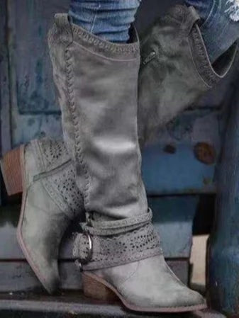 Sloane | Slouched Harness Boots