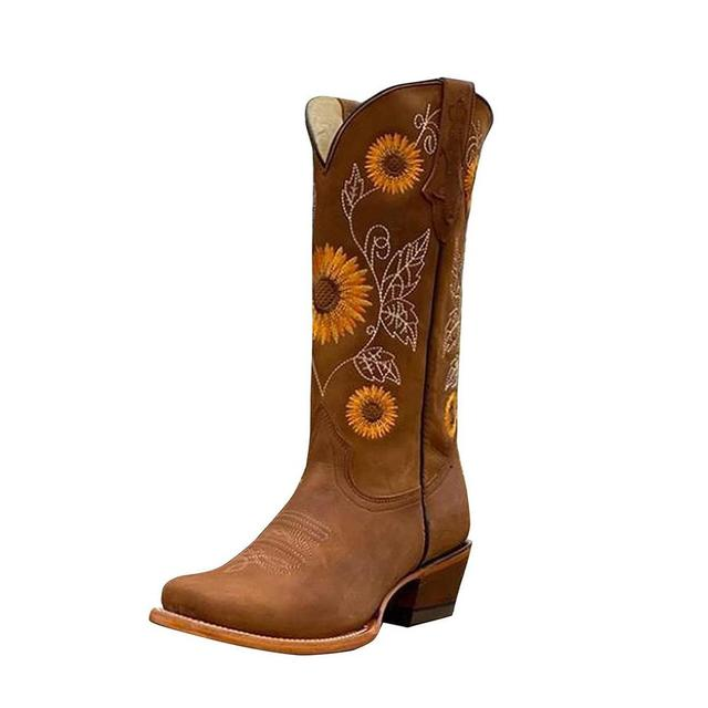 Sage | Sunflower Western Boots
