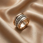 Vintage Chunky Layered Gold Ring