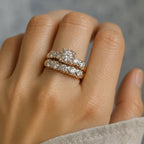 Vintage Shining Gold Ring