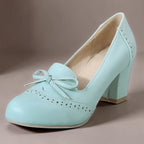Adelaide | Bow Slip-On Pumps with Closed-Toe Shape