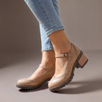 Marie | T-Strap Mary Jane Heels with Buckle