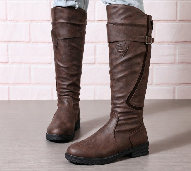 Waverly | Buckle Riding Boots
