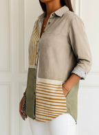 Malou | Contrast blouse