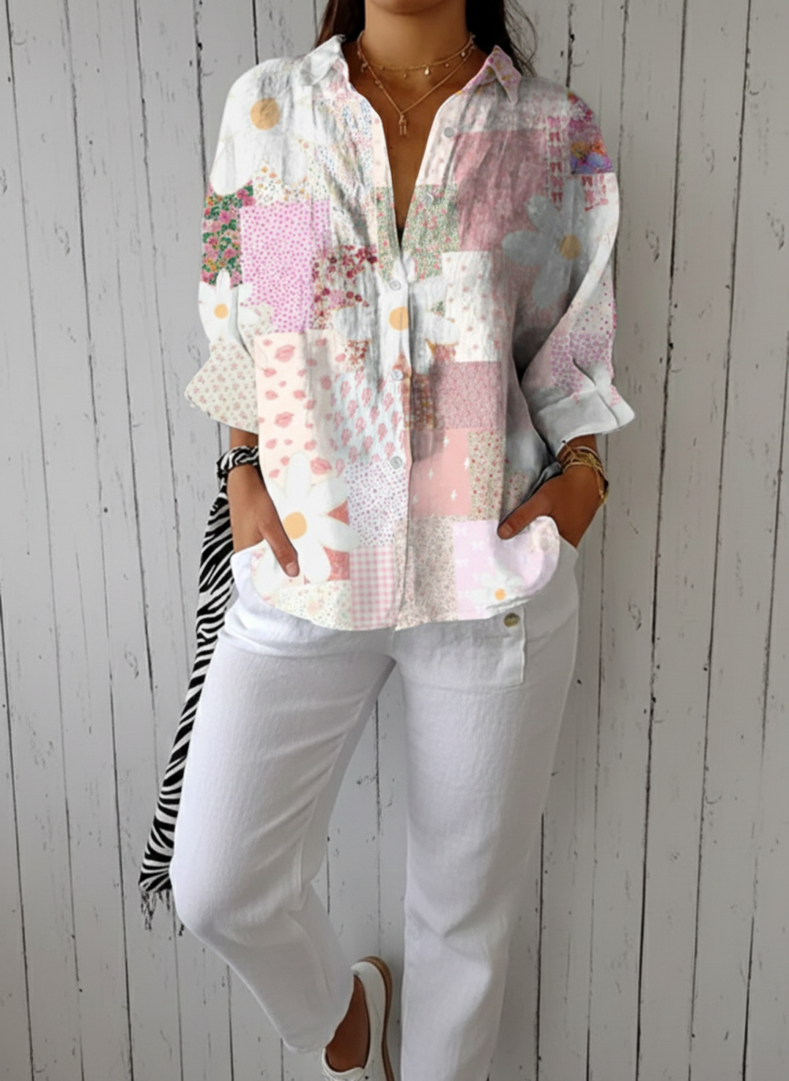 Fanny | Patchwork Blouse