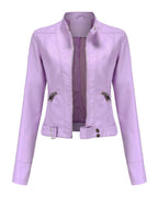 Luana | Cropped Moto Jacket