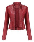 Luana | Cropped Moto Jacket