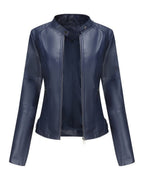 Adaline | Stand-Collar Moto Jacket